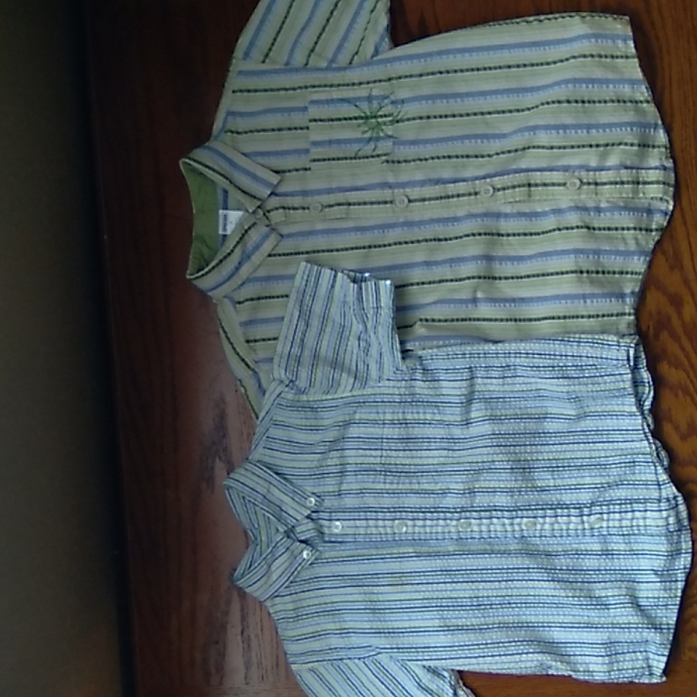 Boys seersucker shirts